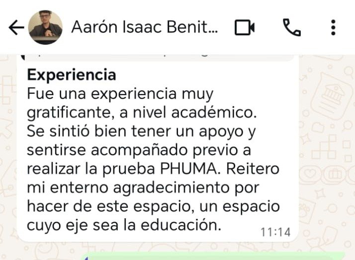 Testimonio Aaron Isaac Benites