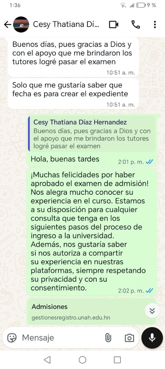 Testimonio Cesy Thatiana