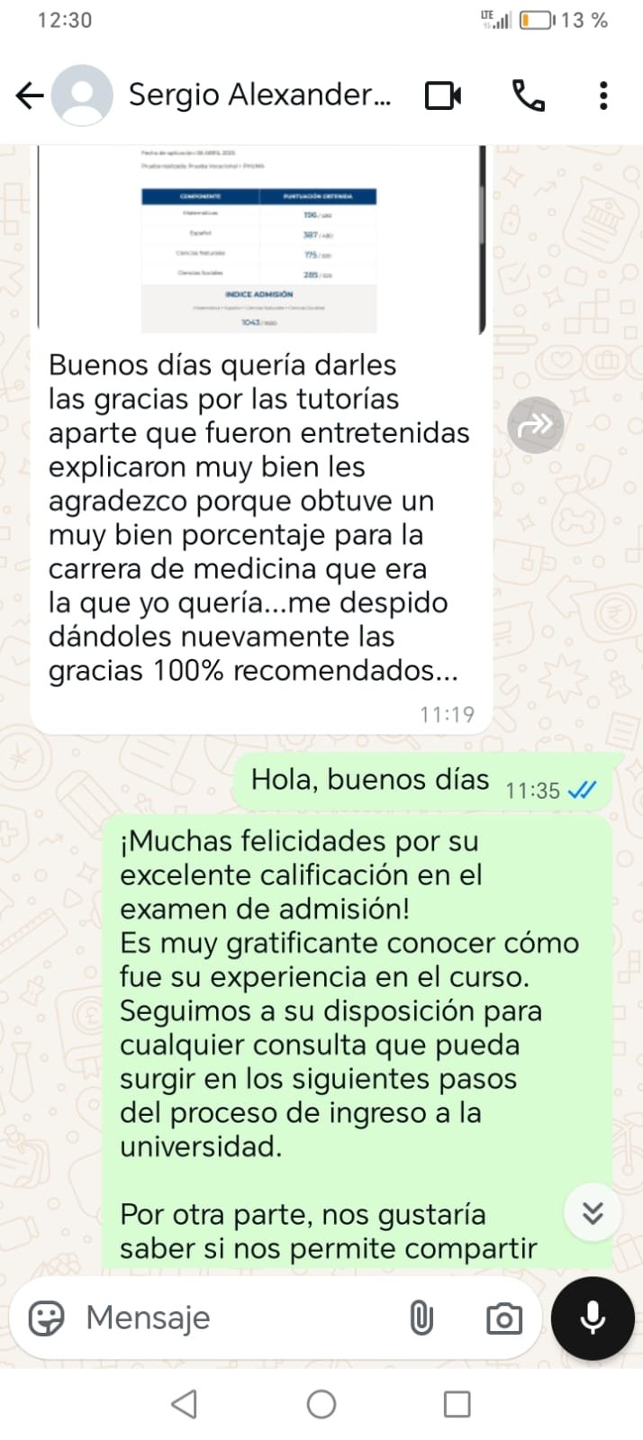 Testimonio Sergio Alexander 2